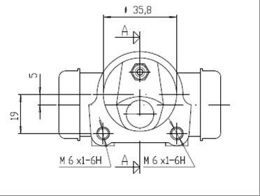 Motaquip VWC754 - Колісний гальмівний циліндр autozip.com.ua