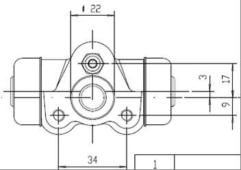 Motaquip VWC713 - Колісний гальмівний циліндр autozip.com.ua