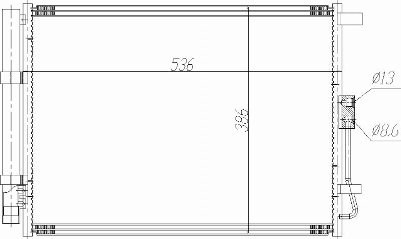 MOTRIO 8550509491 - Конденсатор, кондиціонер autozip.com.ua