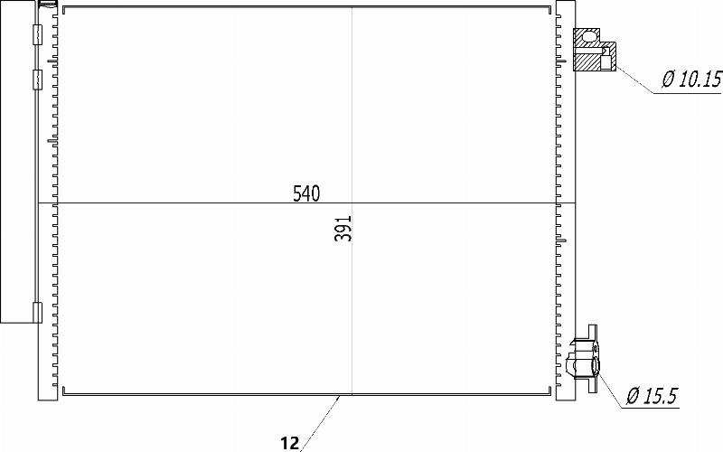 MOTRIO 8550509457 - Конденсатор, кондиціонер autozip.com.ua