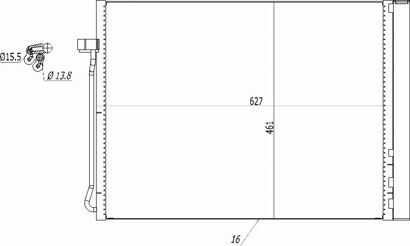 MOTRIO 8550509437 - Конденсатор, кондиціонер autozip.com.ua