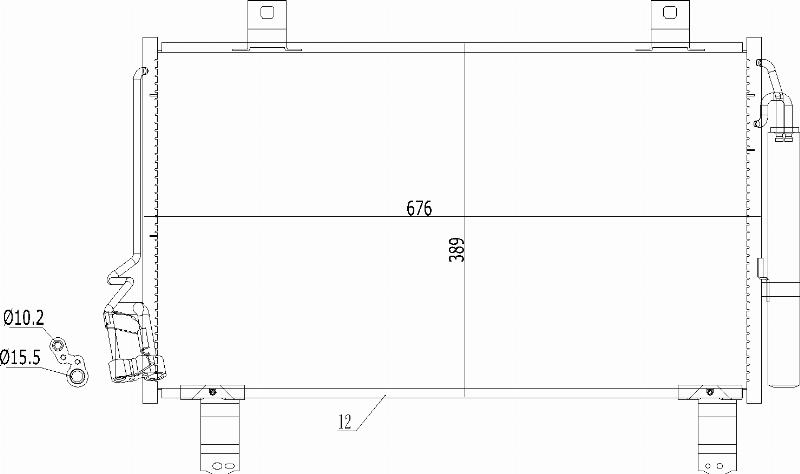 MOTRIO 8550509477 - Конденсатор, кондиціонер autozip.com.ua