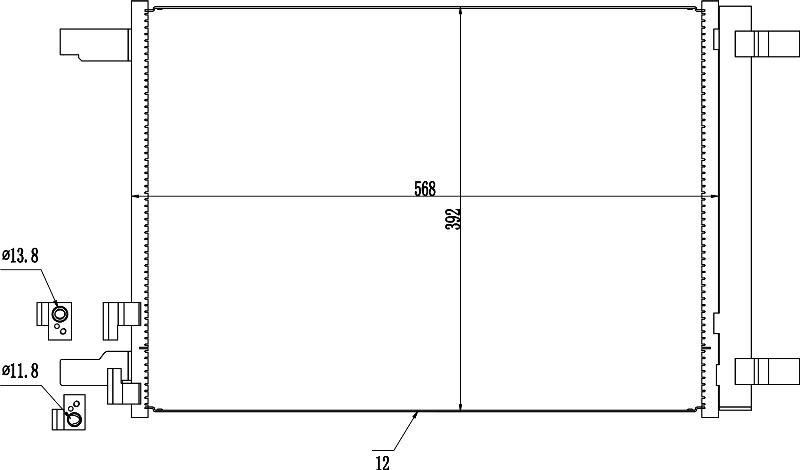 MOTRIO 8550509547 - Конденсатор, кондиціонер autozip.com.ua