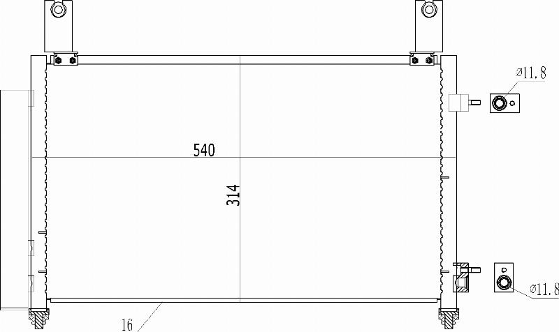 MOTRIO 8550509198 - Конденсатор, кондиціонер autozip.com.ua