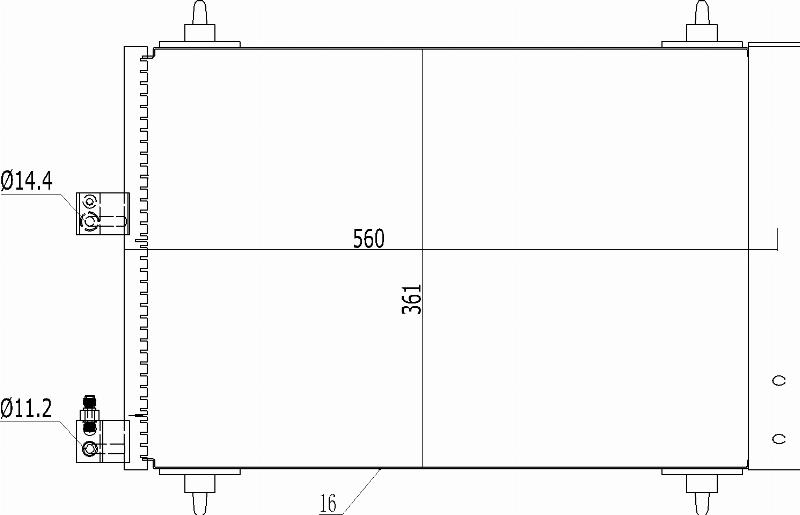 MOTRIO 8550509309 - Конденсатор, кондиціонер autozip.com.ua