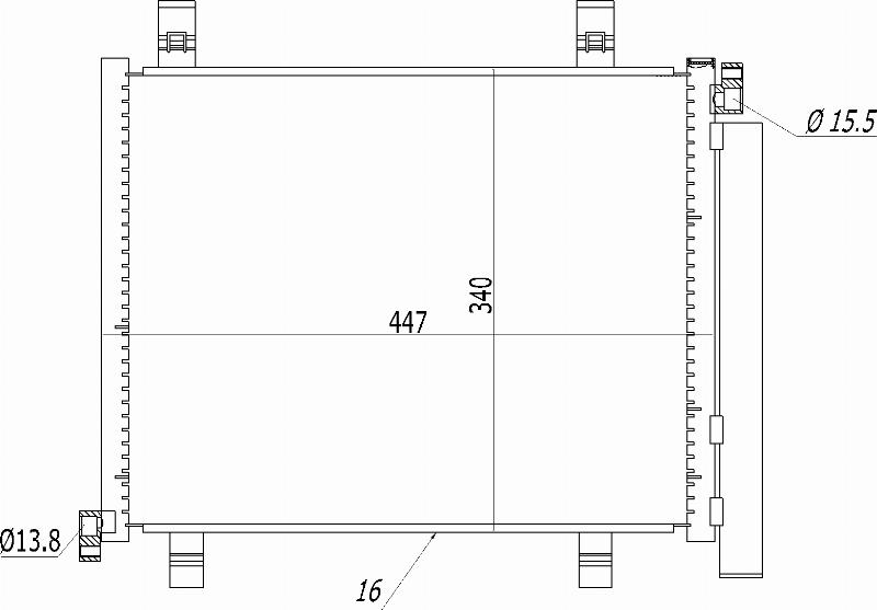 MOTRIO 8550509305 - Конденсатор, кондиціонер autozip.com.ua