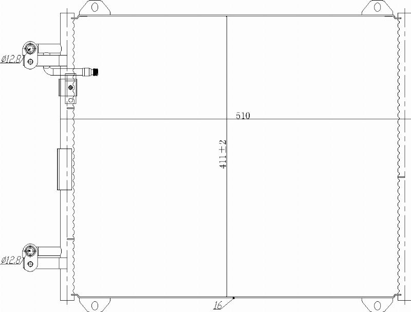 MOTRIO 8550509317 - Конденсатор, кондиціонер autozip.com.ua