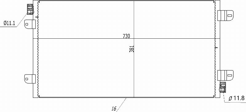 MOTRIO 8550509330 - Конденсатор, кондиціонер autozip.com.ua
