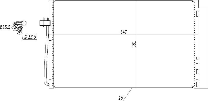 MOTRIO 8550509375 - Конденсатор, кондиціонер autozip.com.ua