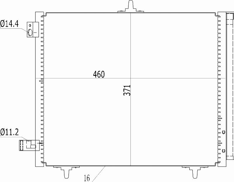 MOTRIO 8550509265 - Конденсатор, кондиціонер autozip.com.ua