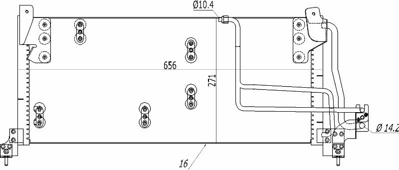 MOTRIO 8550509208 - Конденсатор, кондиціонер autozip.com.ua