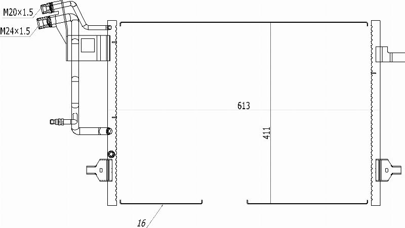 MOTRIO 8550509226 - Конденсатор, кондиціонер autozip.com.ua