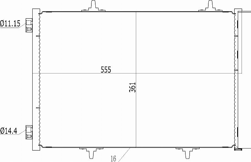 MOTRIO 8550509227 - Конденсатор, кондиціонер autozip.com.ua