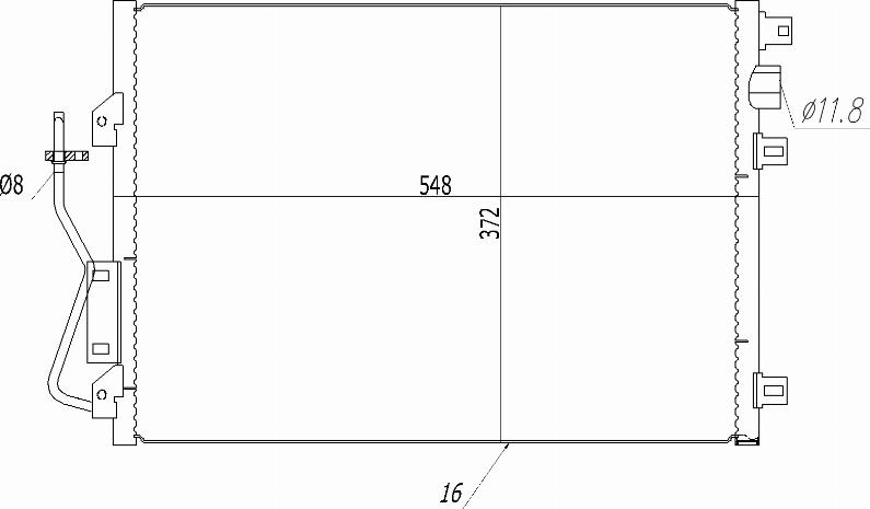 MOTRIO 8550509271 - Конденсатор, кондиціонер autozip.com.ua