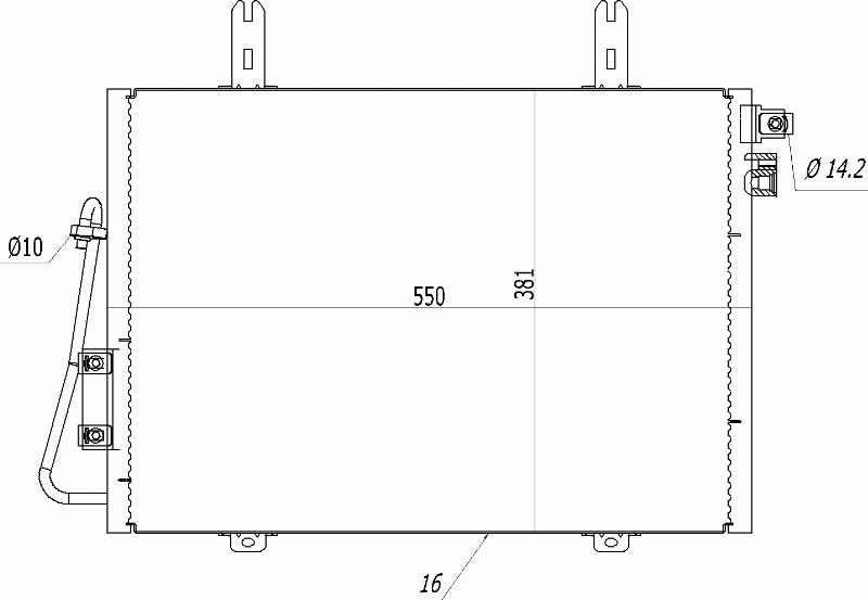 MOTRIO 8550509272 - Конденсатор, кондиціонер autozip.com.ua