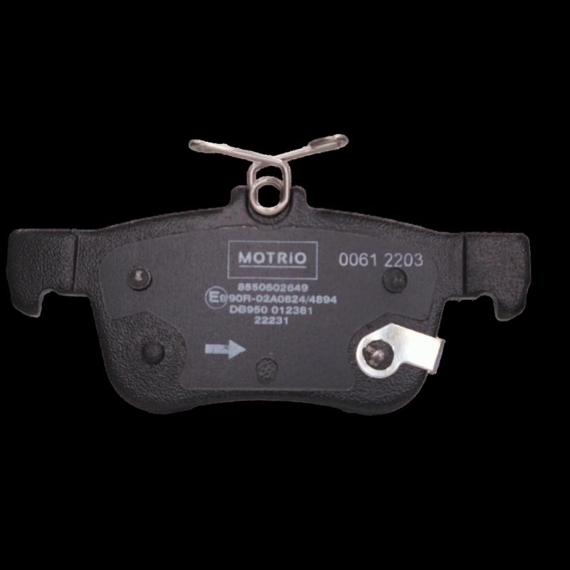 MOTRIO 8550502649 - Гальмівні колодки, дискові гальма autozip.com.ua