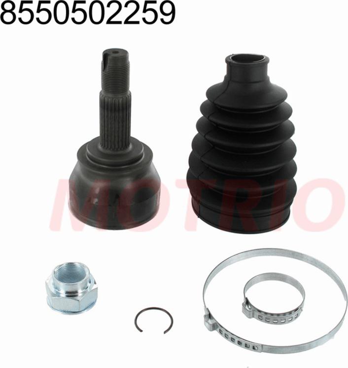 MOTRIO 8550502259 - Шарнір, ШРУС, приводний вал autozip.com.ua