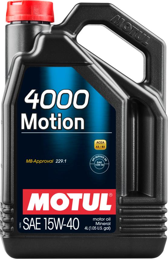 Motul 4000 Motion 15W-40 - Моторна олива autozip.com.ua