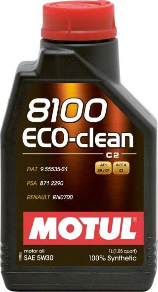 Motul 8100ECOCLEAN5W301L - Моторна олива autozip.com.ua