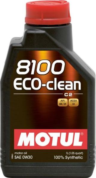 Motul 8100ECOCLEAN0W301L - Моторна олива autozip.com.ua