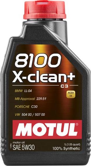 Motul 8100XCLEAN5W301L - Моторна олива autozip.com.ua
