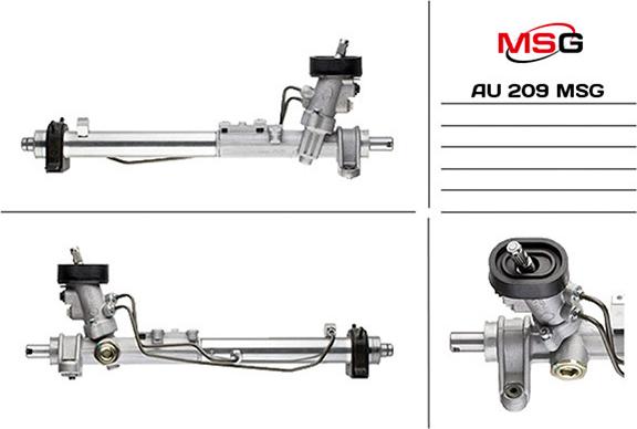 MSG AU 209 - Рульовий механізм, рейка autozip.com.ua