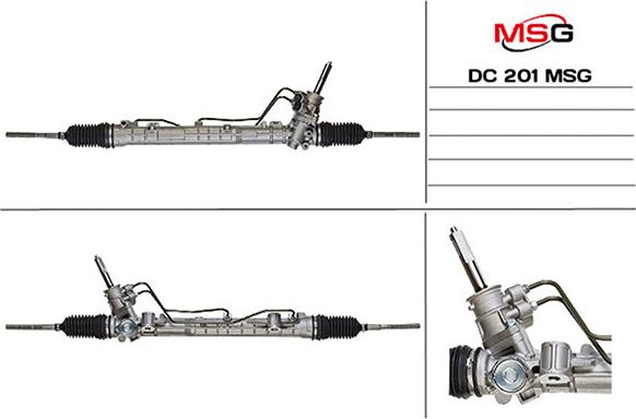 MSG DC 201 - Рульовий механізм, рейка autozip.com.ua