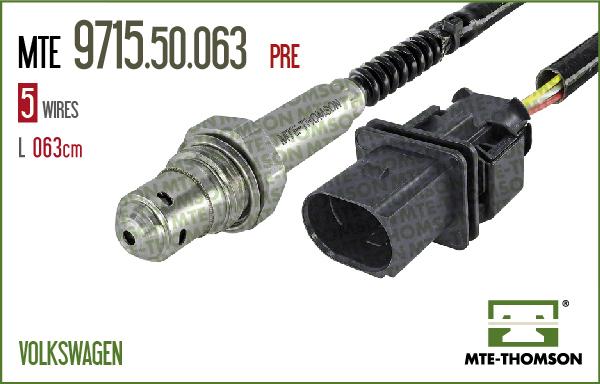 MTE-Thomson 9715.50.063 - Лямбда-зонд, датчик кисню autozip.com.ua