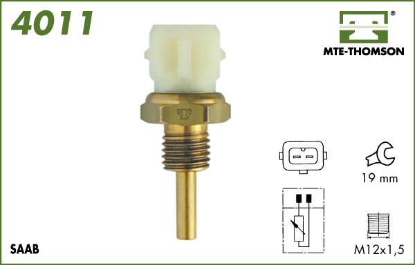 MTE-Thomson 4011 - Датчик, температура охолоджуючої рідини autozip.com.ua