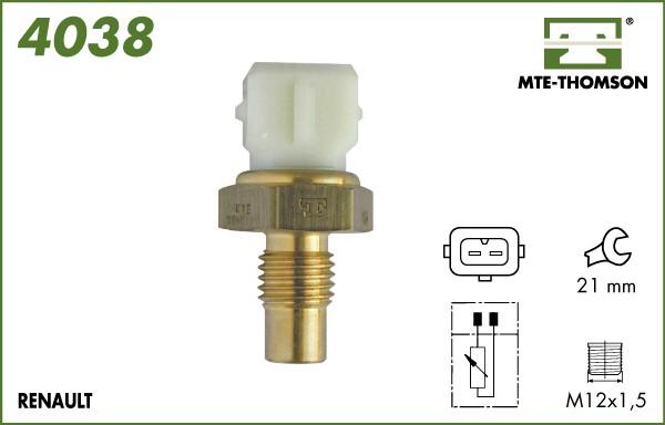 MTE-Thomson 4038 - Датчик, температура охолоджуючої рідини autozip.com.ua