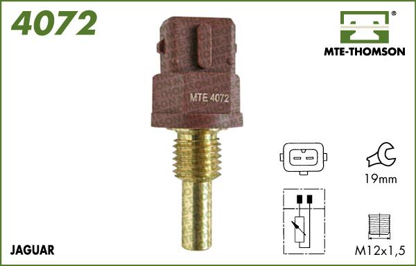 MTE-Thomson 4072 - Датчик, температура охолоджуючої рідини autozip.com.ua