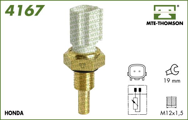 MTE-Thomson 4167 - Датчик, температура охолоджуючої рідини autozip.com.ua