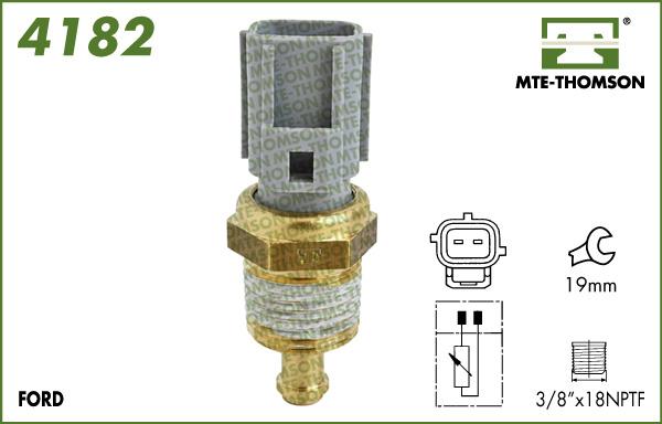 MTE-Thomson 4182 - Датчик, температура охолоджуючої рідини autozip.com.ua
