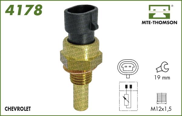 MTE-Thomson 4178 - Датчик, температура охолоджуючої рідини autozip.com.ua