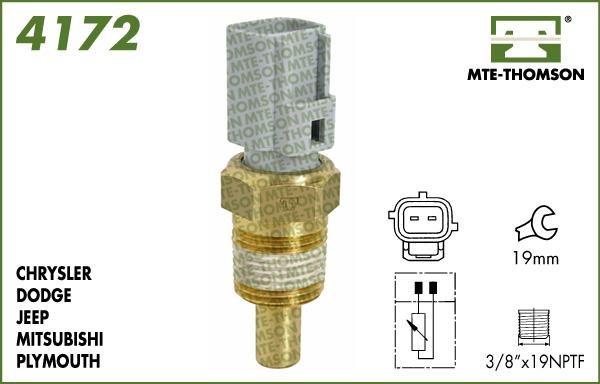 MTE-Thomson 4172 - Датчик, температура охолоджуючої рідини autozip.com.ua