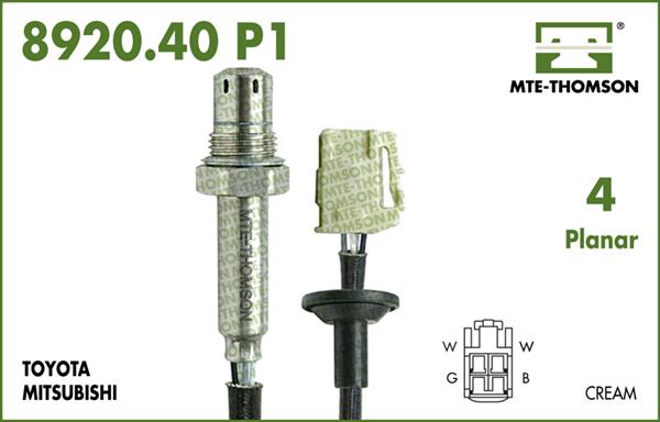 MTE-Thomson 8920.40.057P1 - Лямбда-зонд, датчик кисню autozip.com.ua