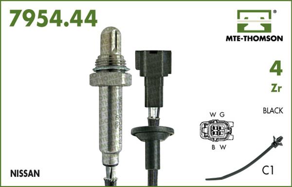 MTE-Thomson 7954.44.083 - Лямбда-зонд, датчик кисню autozip.com.ua