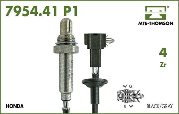 MTE-Thomson 7954.41.128P1 - Лямбда-зонд, датчик кисню autozip.com.ua