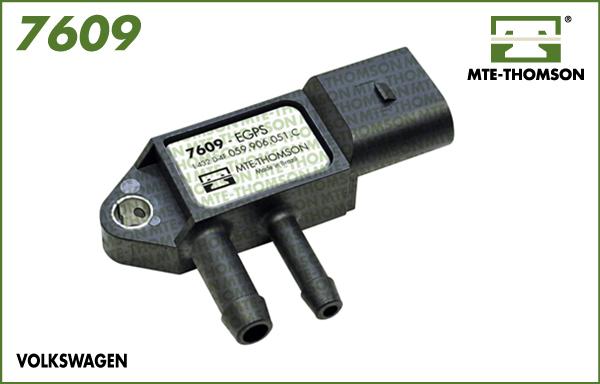 MTE-Thomson 7609 - Датчик, тиск вихлопних газів autozip.com.ua