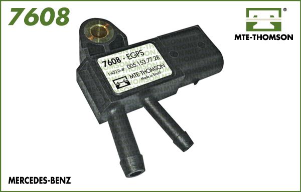 MTE-Thomson 7608 - Датчик, тиск вихлопних газів autozip.com.ua