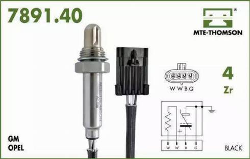 MTE-Thomson 7891.40.032 - Лямбда-зонд, датчик кисню autozip.com.ua