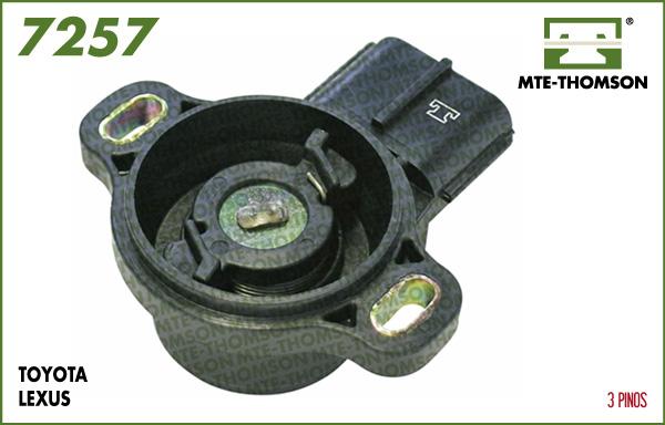MTE-Thomson 7257 - Датчик, положення дросельної заслінки autozip.com.ua