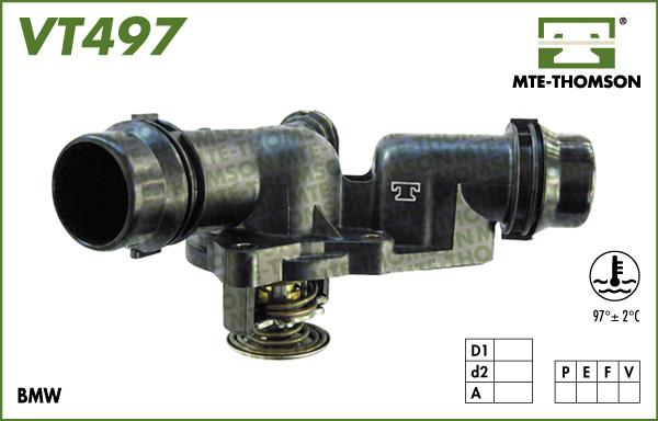 MTE-Thomson VT497.97 - Термостат, охолоджуюча рідина autozip.com.ua