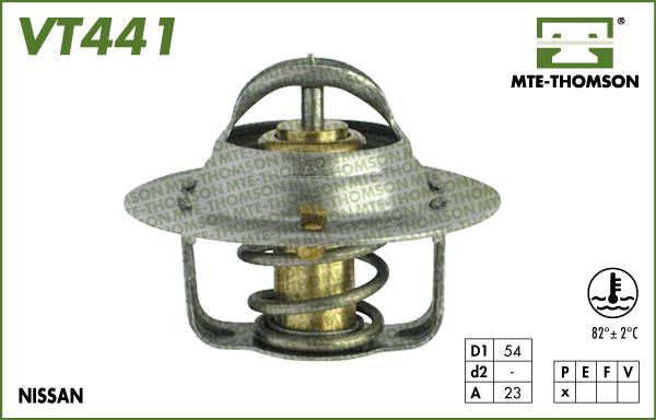 MTE-Thomson VT441.82 - Термостат, охолоджуюча рідина autozip.com.ua