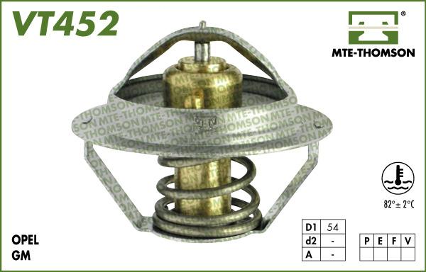 MTE-Thomson VT452.82 - Термостат, охолоджуюча рідина autozip.com.ua