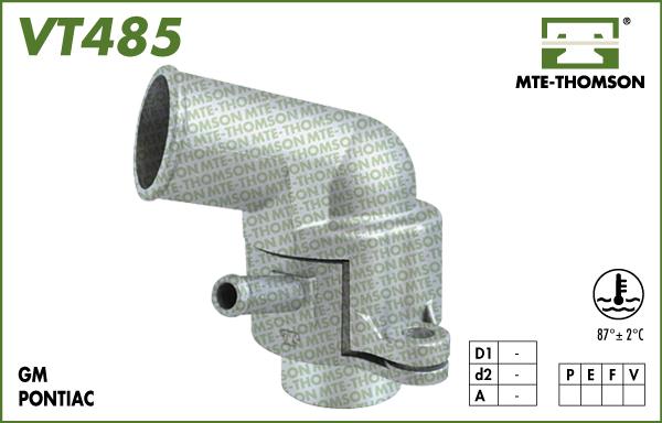 MTE-Thomson VT485.87 - Термостат, охолоджуюча рідина autozip.com.ua