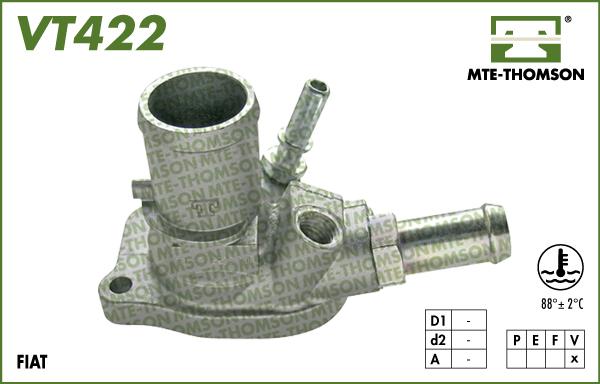 MTE-Thomson VT422.88 - Термостат, охолоджуюча рідина autozip.com.ua