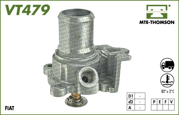 MTE-Thomson VT479.82 - Термостат, охолоджуюча рідина autozip.com.ua