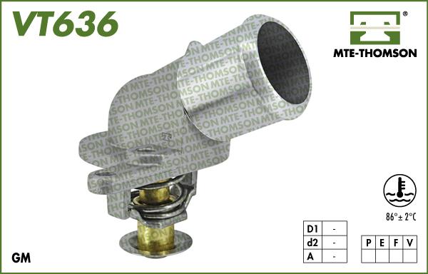 MTE-Thomson VT636.86 - Термостат, охолоджуюча рідина autozip.com.ua