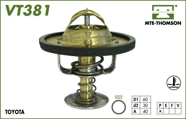MTE-Thomson VT381.82 - Термостат, охолоджуюча рідина autozip.com.ua